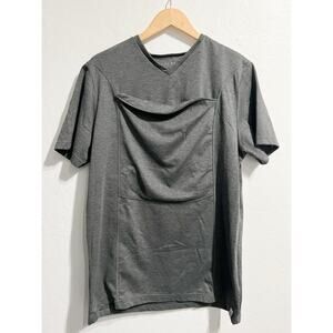 Lalabu Baby Infant Wearing Shirt Mens XL Dad Charcoal Gray Soothing Pouch